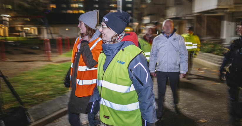 Trygghetsvandring tillsammans med våra hyresgäster