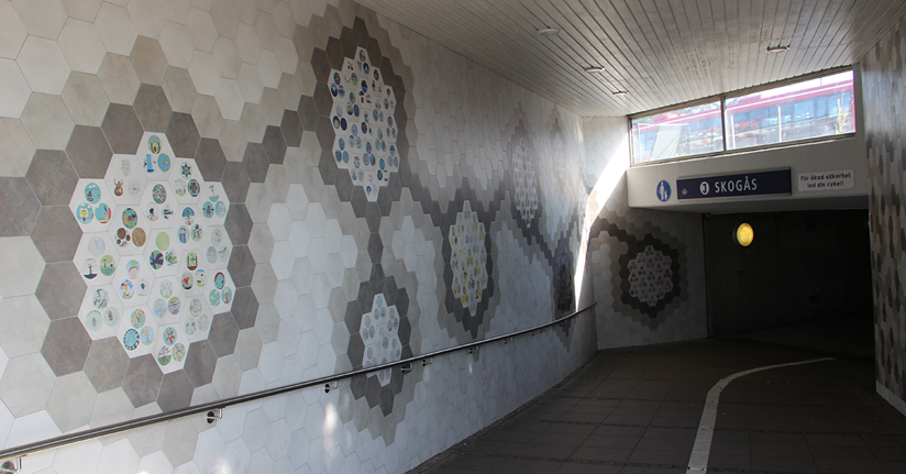 Gångtunnel i Skogås