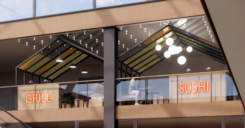Uteservering Skogås centrum