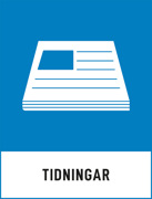 Tidningar återvinning.