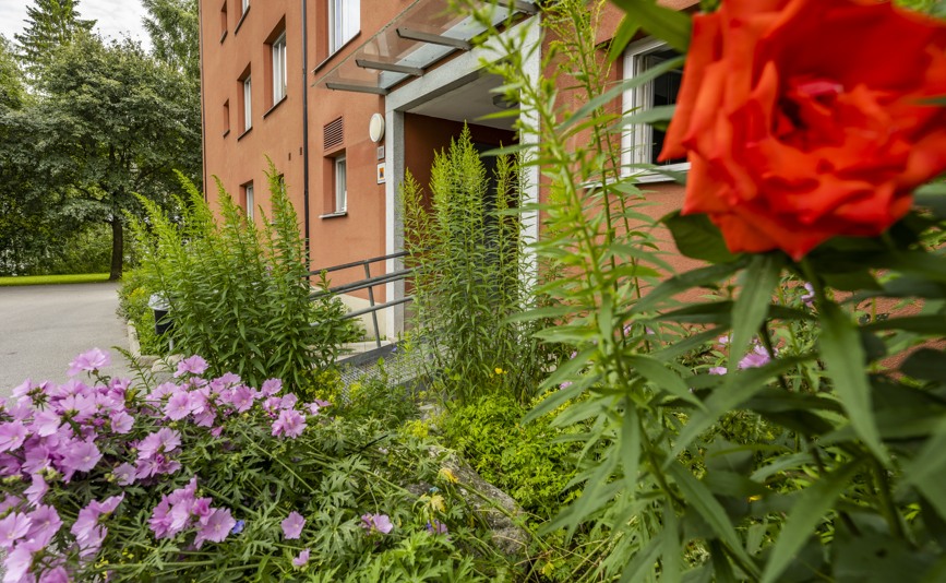 Port på Visättravägen 35-47