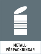 Metallförpackningar.